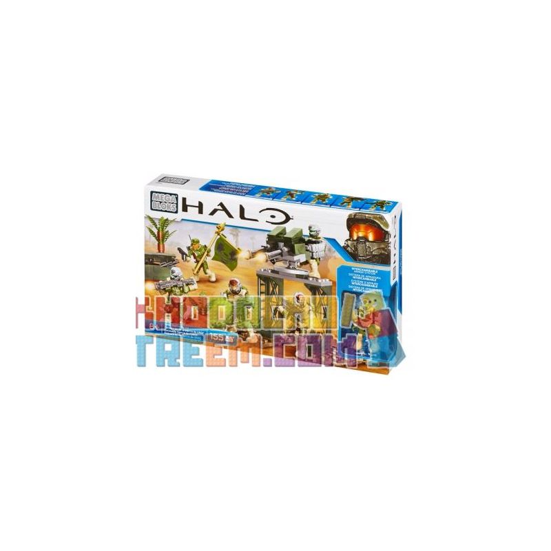 MEGA BLOKS CND01 non Lego ĐỘI SIERRA bộ đồ chơi xếp lắp ráp ghép mô hình Computer Games SIERRA SQUAD Trò Chơi 155 khối