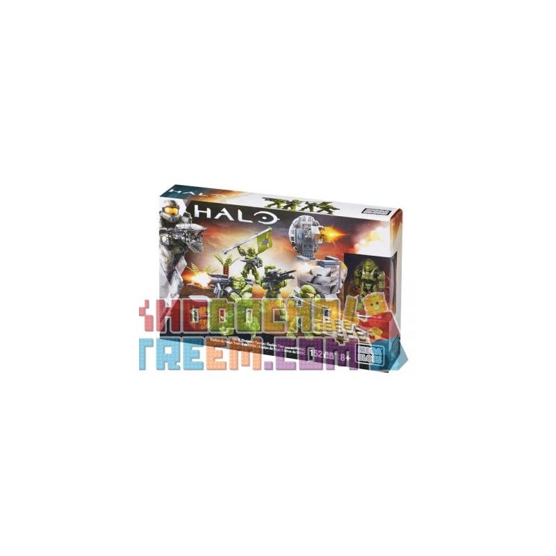 MEGA BLOKS CNG63 non Lego ĐỘI CỨU HỎA KIM NGƯU CỦA UNSC bộ đồ chơi xếp lắp ráp ghép mô hình Computer Games UNSC FIRETEAM TAURUS Trò Chơi 152 khối