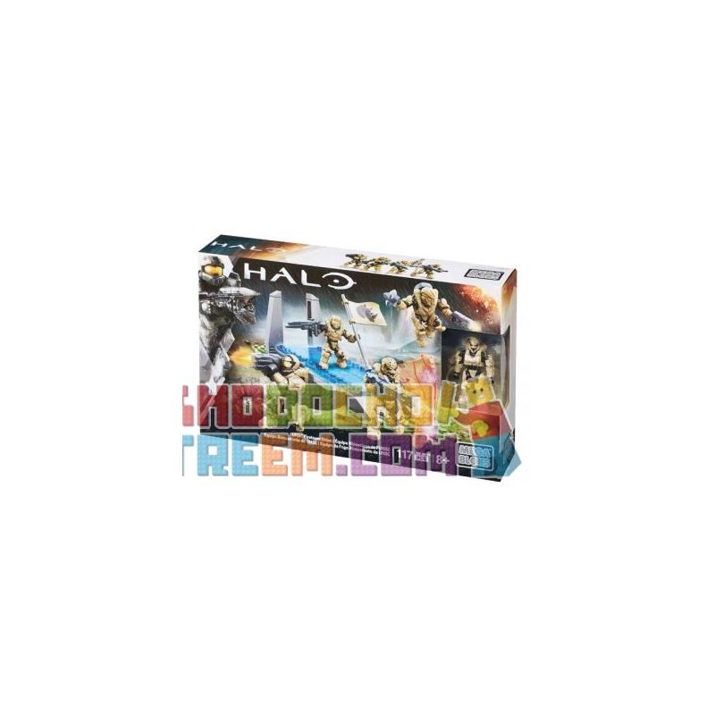 MEGA BLOKS CNK25 non Lego ĐỘI CỨU HỎA TÊ GIÁC UNSC bộ đồ chơi xếp lắp ráp ghép mô hình Computer Games UNSC FIRETEAM RHINO Trò Chơi 117 khối