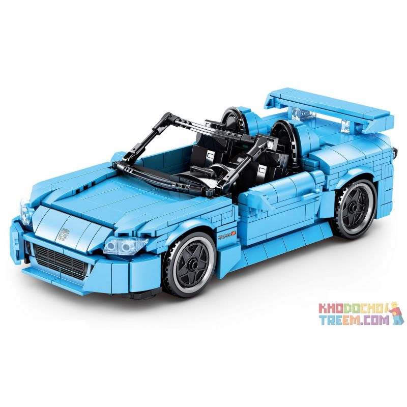 SHENG YUAN SY 8307 non Lego XE HONDA ROADSTER KÉO LÙI bộ đồ chơi xếp lắp ráp ghép mô hình Technic Kỹ Thuật Công Nghệ Cao Mô Hình Phương Tiện 792 khối