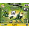 COBI 2394 non  SÚNG TRƯỜNG 155MM CHÂN DÀI M1 TOM bộ đồ chơi xếp lắp ráp ghép mô hình Military Army 155 MM GUN M1 LONG TOM Quân Sự Bộ Đội 200 khối