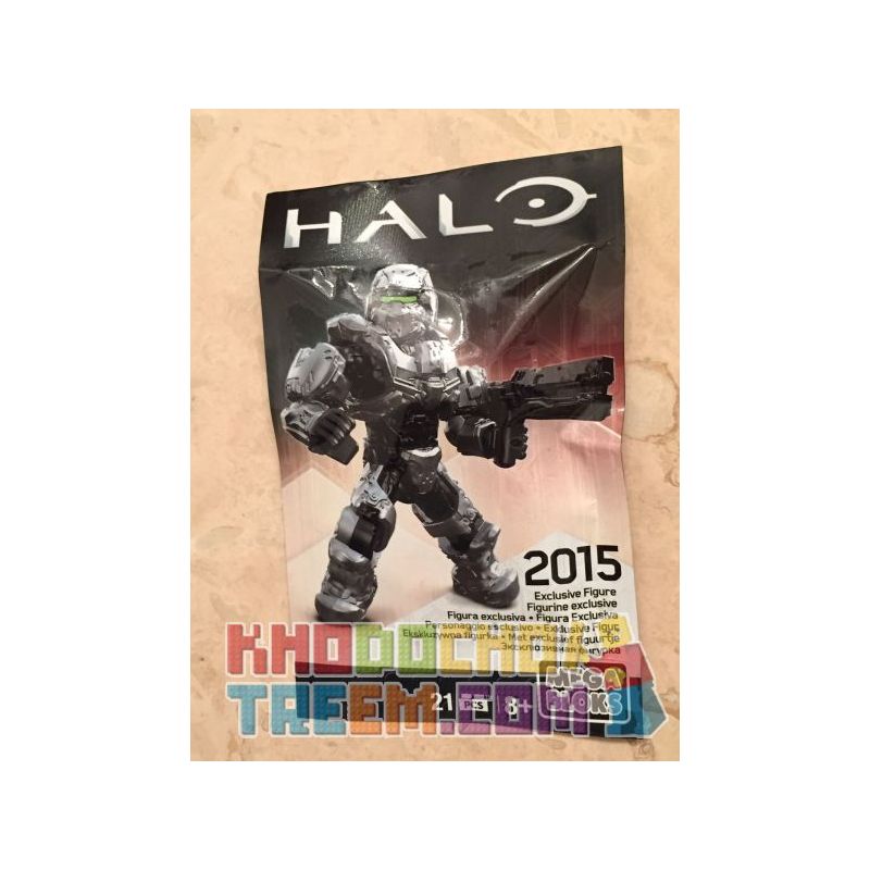 MEGA BLOKS CPC58 non Lego SDCC 2015 MINIFIGURE SPARTAN ĐỘC QUYỀN bộ đồ chơi xếp lắp ráp ghép mô hình Computer Games HALO SDCC 2015 EXCLUSIVE FIGURE SPARTAN Trò Chơi 21 khối