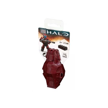 MEGA BLOKS DPP68 non  KIM LOẠI ĐỎ ĐỎ. bộ đồ chơi xếp lắp ráp ghép mô hình Computer Games METALLIC CRIMSON DROP POD Trò Chơi 23 khối