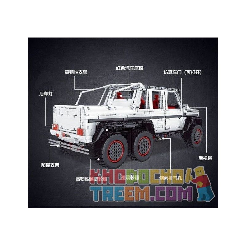 MouldKing 13061 Mould King 13061 non Lego MERCEDES BENZ G63 6X6 1:10 tỷ ...