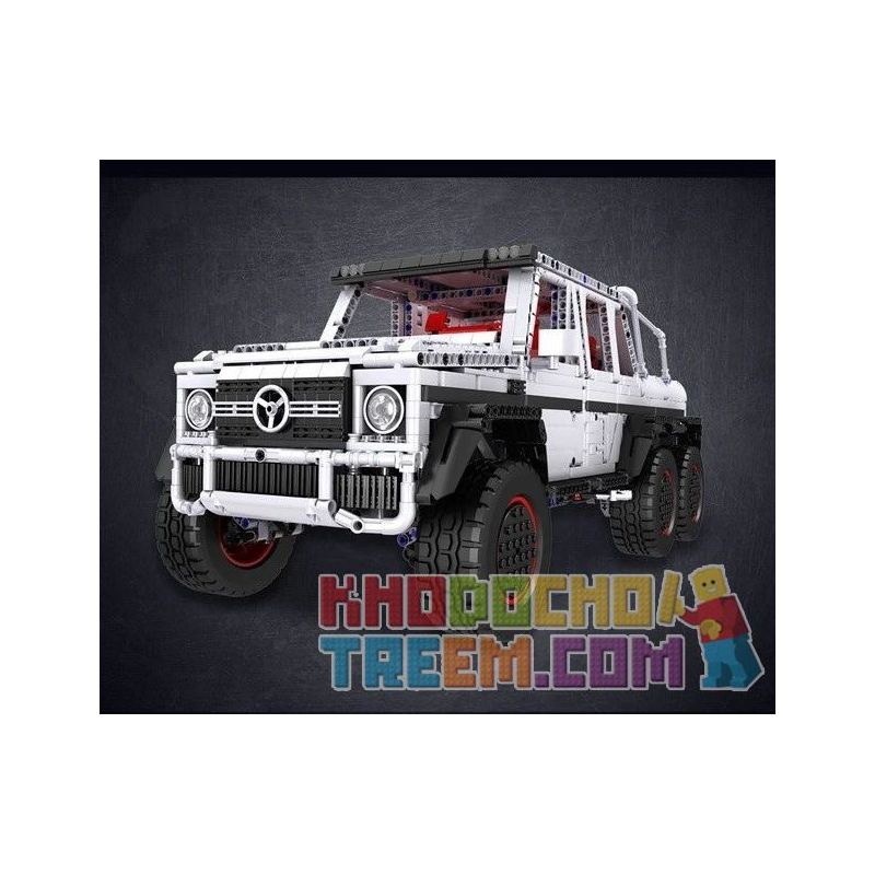 MouldKing 13061 Mould King 13061 non  MERCEDES BENZ G63 6X6 1:10 tỷ lệ 1:10 bộ đồ chơi xếp lắp ráp ghép mô hình  MERCEDES-BENZ G63 6X6 1:10 Kỹ Thuật Công Nghệ Cao Mô Hình Phương Tiện 3686 khối