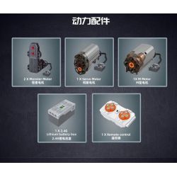 MouldKing 13061 Mould King 13061 non  MERCEDES BENZ G63 6X6 1:10 tỷ lệ 1:10 bộ đồ chơi xếp lắp ráp ghép mô hình  MERCEDES-BENZ G63 6X6 1:10 Kỹ Thuật Công Nghệ Cao Mô Hình Phương Tiện 3686 khối