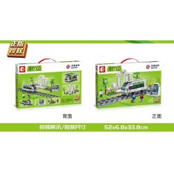 SEMBO 201402 non  DÒNG 16 bộ đồ chơi xếp lắp ráp ghép mô hình City BJMTR Thành Phố 851 khối