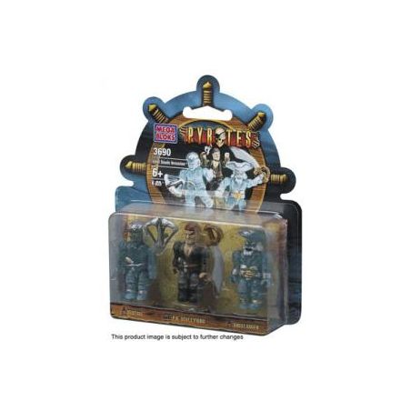 MEGA BLOKS 3690 non  CUỘC XÂM LƯỢC LINH HỒN BỊ MẤT bộ đồ chơi xếp lắp ráp ghép mô hình Pirates Of The Caribbean LOST SOULS INVASION Cướp Biển Vùng Caribe 6 khối