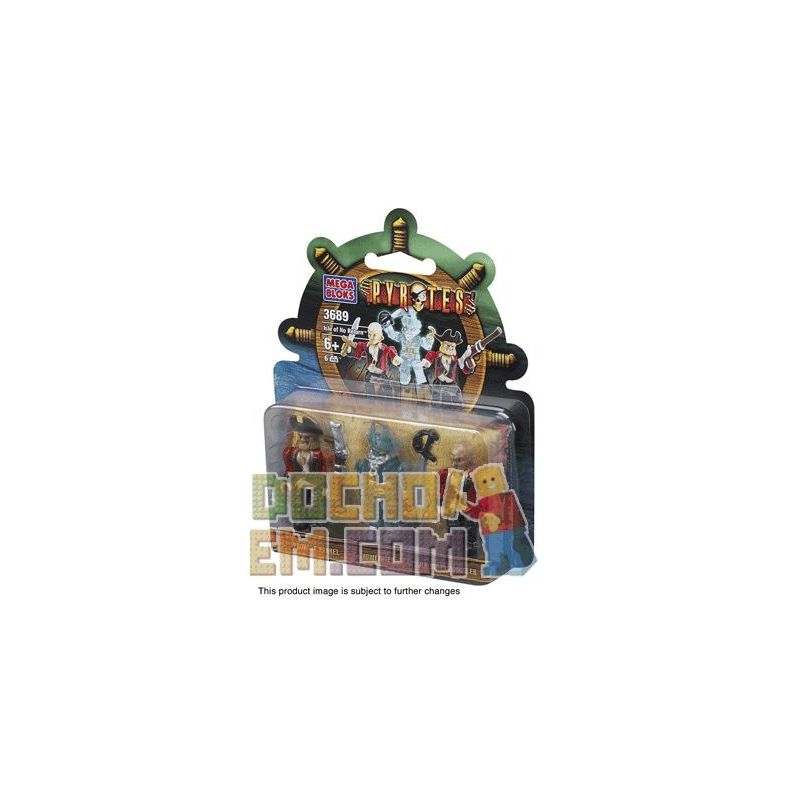 MEGA BLOKS 3689 non Lego ĐẢO KHÔNG TRỞ LẠI bộ đồ chơi xếp lắp ráp ghép mô hình Pirates Of The Caribbean ISLE OF NO RETURN Cướp Biển Vùng Caribe 6 khối