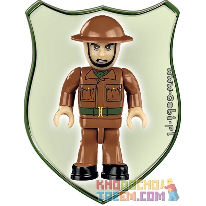 COBI 2520 non Lego VICKERS MK.E LOẠI B bộ đồ chơi xếp lắp ráp ghép mô hình Military Army VICKERS MK. TYPE B Quân Sự Bộ Đội 382 khối