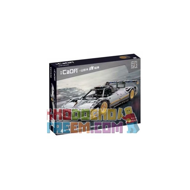 DOUBLEE CADA C61030 61030 non Lego PAGANI 1:12. tỷ lệ 1:12 bộ đồ chơi xếp lắp ráp ghép mô hình Technic PAGANI Z-WIND Kỹ Thuật Công Nghệ Cao Mô Hình Phương Tiện 959 khối