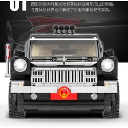 HAPPY BUILD SHINEYU XINYU XQ-HQ001 HQ001 XQHQ001 non  XE KIỂM TRA HONGQI L5 bộ đồ chơi xếp lắp ráp ghép mô hình Creator Sáng Tạo 1735 khối