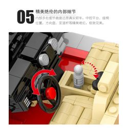 HAPPY BUILD SHINEYU XINYU XQ-HQ001 HQ001 XQHQ001 non  XE KIỂM TRA HONGQI L5 bộ đồ chơi xếp lắp ráp ghép mô hình Creator Sáng Tạo 1735 khối