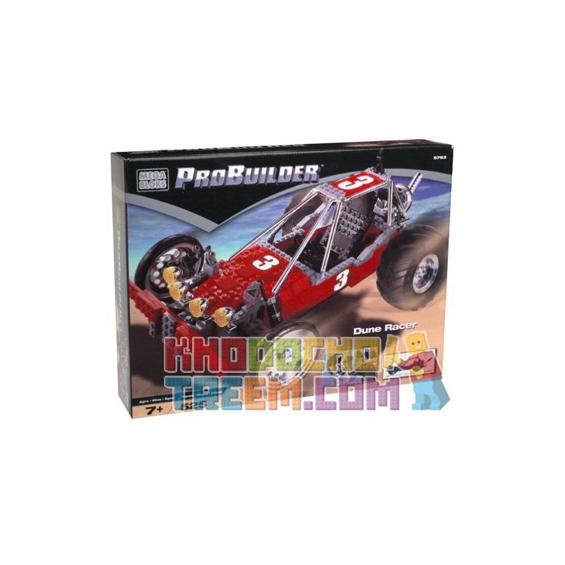 MEGA BLOKS 9763 non Lego ĐUA XE DUNE bộ đồ chơi xếp lắp ráp ghép mô hình Speed Champions Racing Cars DUNE RACER Đua Xe Công Thức 525 khối