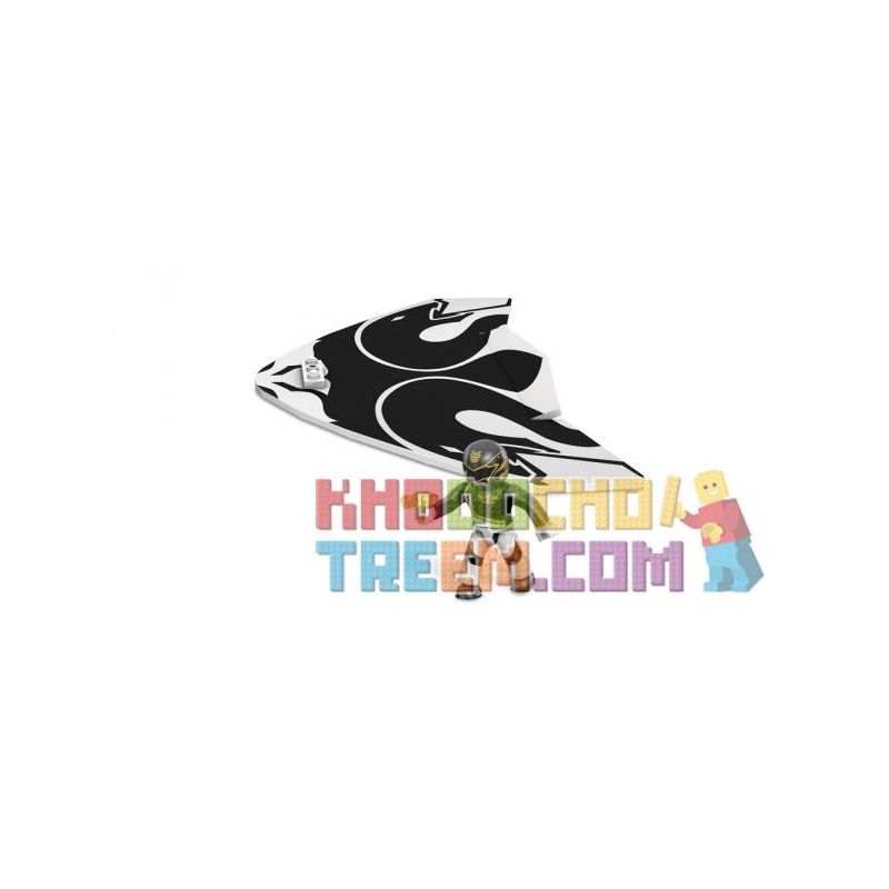 MEGA BLOKS 5677 non Lego TÀU LƯỢN CHIẾN BINH ĐEN bộ đồ chơi xếp lắp ráp ghép mô hình Power Rangers Super Sentai BLACK RANGER AIR GLIDER 5 Anh Em Siêu Nhân 11 khối