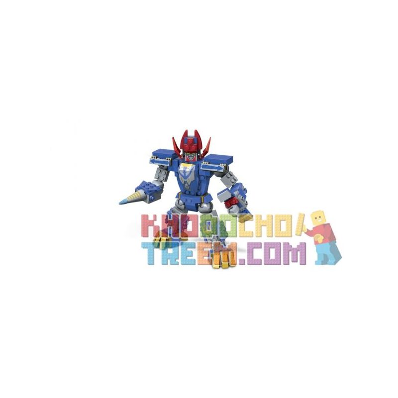 MEGA BLOKS 5664 non Lego POWER RANGERS Q-REX- MEGAZORD bộ đồ chơi xếp lắp ráp ghép mô hình Power Rangers Super Sentai Q-REX-MEGAZORD 5 Anh Em Siêu Nhân 169 khối