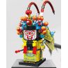 CAYI 10081 non  TƯỞNG NHỚ ĐẾN TÂY DU KÝ VUA KHỈ bộ đồ chơi xếp lắp ráp ghép mô hình Chinatown Khu Phố Tàu 369 khối