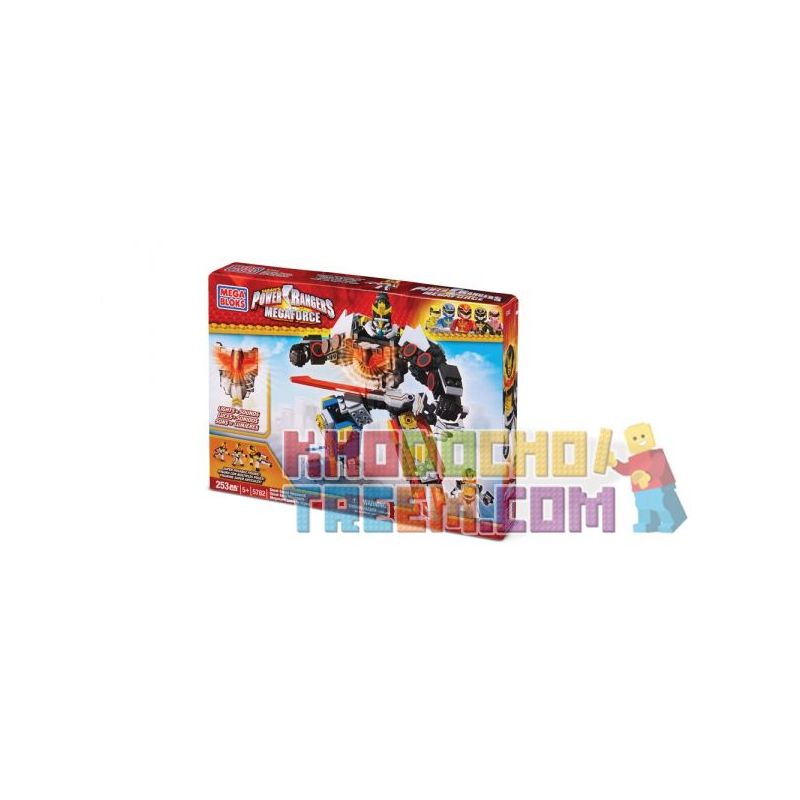 MEGA BLOKS 5782 non Lego TỔNG HỢP GRAND ZOD bộ đồ chơi xếp lắp ráp ghép mô hình Power Rangers Super Sentai GOSEI GRAND MEGAZORD 5 Anh Em Siêu Nhân 253 khối