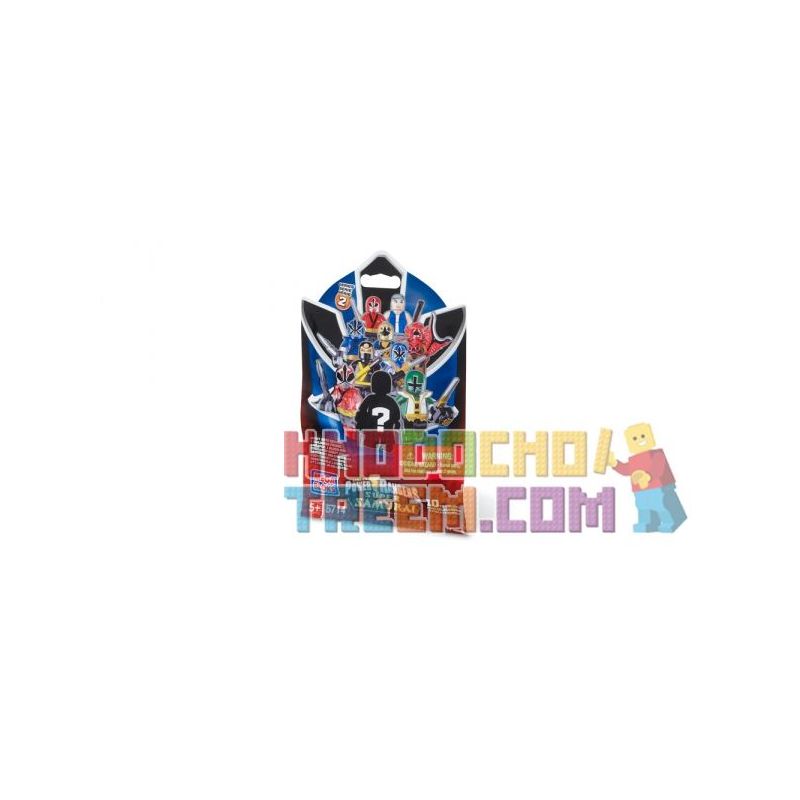 MEGA BLOKS 5714U non Lego MINIFIGURE SERIES 2 bộ đồ chơi xếp lắp ráp ghép mô hình Power Rangers Super Sentai MICRO FIGURES SERIES 2 5 Anh Em Siêu Nhân 3 khối