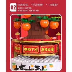 JAKI JK388 JK1388 1388 non  CAM LỚN bộ đồ chơi xếp lắp ráp ghép mô hình Creator DIY MUSIC BOX Sáng Tạo 334 khối