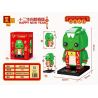 ZHEGAO QJ5105 5105 non  CON RẮN bộ đồ chơi xếp lắp ráp ghép mô hình Seasonal HAPPY NEW YEAR Mùa Lễ Hội 154 khối