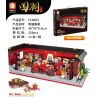 FORANGE FC8003 8003 non  CẢNH TIỆC CƯỚI bộ đồ chơi xếp lắp ráp ghép mô hình 529 khối