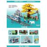 SEMBO 201405 non  DÒNG 4 bộ đồ chơi xếp lắp ráp ghép mô hình City BJMTR Thành Phố 907 khối