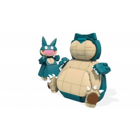 MEGA BLOKS FPM11 non  KIRBY VÀ LITTLE KIRBY bộ đồ chơi xếp lắp ráp ghép mô hình Pokémon SNORLAX & MUNCHLAX Pokemon 272 khối