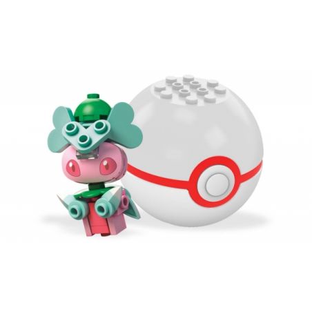 MEGA BLOKS FPM05 non  CỎ XOÀI GIẢ bộ đồ chơi xếp lắp ráp ghép mô hình Pokémon FOMANTIS Pokemon 33 khối