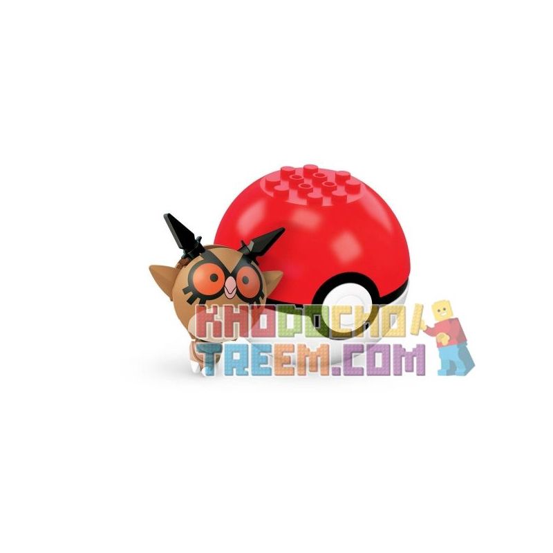 MEGA BLOKS FNL91 non Lego BUSTARD. bộ đồ chơi xếp lắp ráp ghép mô hình Pokémon HOOTHOOT Pokemon 22 khối