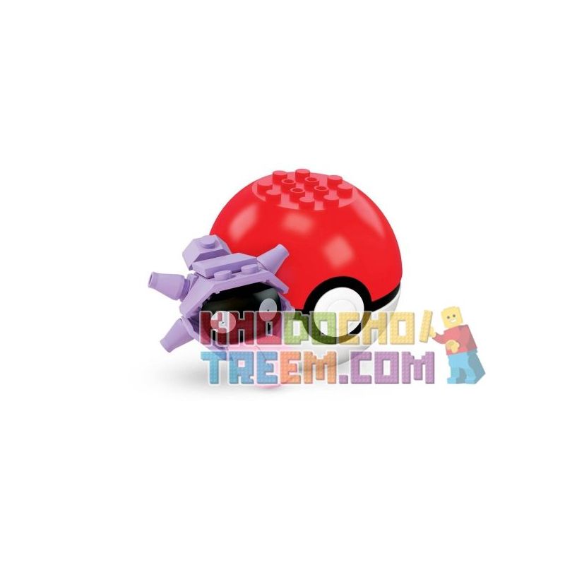 MEGA BLOKS FNL90 non Lego LƯỠI LỚN bộ đồ chơi xếp lắp ráp ghép mô hình Pokémon SHELLDER Pokemon 32 khối