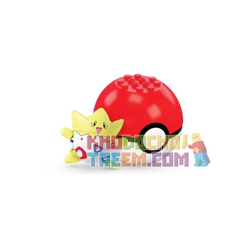 MEGA BLOKS FNL88 non Lego BOBBY. bộ đồ chơi xếp lắp ráp ghép mô hình Pokémon TOGEPI Pokemon 21 khối