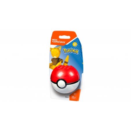 MEGA BLOKS DYF05 non  TRƯỜNG HỢP bộ đồ chơi xếp lắp ráp ghép mô hình Pokémon ABRA Pokemon 34 khối