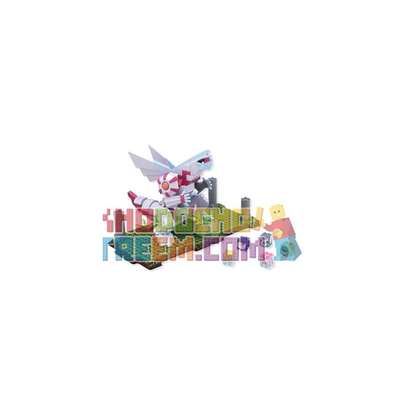 MEGA BLOKS 4237 non Lego PAPCHIA. bộ đồ chơi xếp lắp ráp ghép mô hình Pokémon PALKIA BUILDING SET Pokemon 250 khối