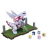 MEGA BLOKS 4237 non  PAPCHIA. bộ đồ chơi xếp lắp ráp ghép mô hình Pokémon PALKIA BUILDING SET Pokemon 250 khối