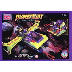 MEGA BLOKS 9322 non  ĐẤU NGƯ REPZYLLIAN bộ đồ chơi xếp lắp ráp ghép mô hình REPZYLLIAN FIGHTER 120 khối