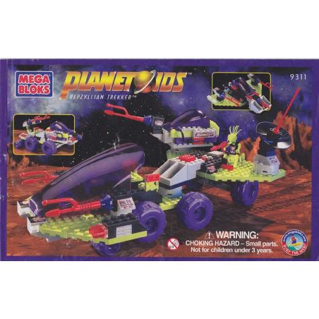 MEGA BLOKS 9311 non  KHÁCH DU LỊCH REPZYLLIAN bộ đồ chơi xếp lắp ráp ghép mô hình REPZYLLIAN TREKKER 220 khối