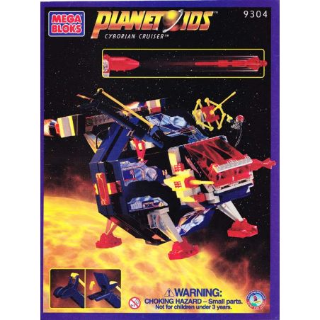 MEGA BLOKS 9304 non  TUẦN DƯƠNG HẠM CYBORIAN bộ đồ chơi xếp lắp ráp ghép mô hình CYBORIAN CRUISER 340 khối
