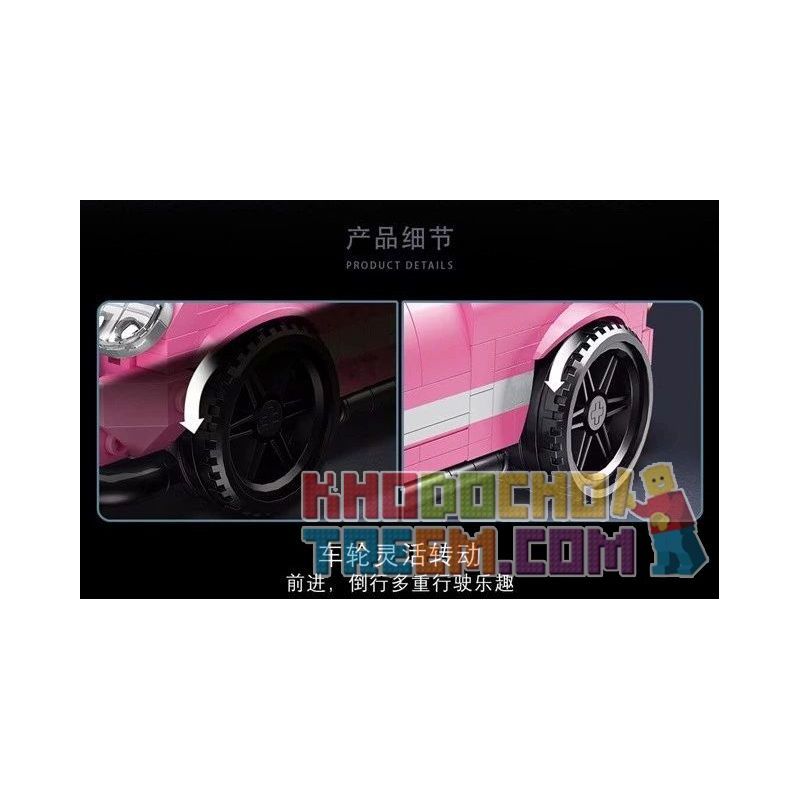 LUCKY STAR 50022 non  BMW MINI COOPER. bộ đồ chơi xếp lắp ráp ghép mô hình Speed Champions Racing Cars Đua Xe Công Thức 503 khối