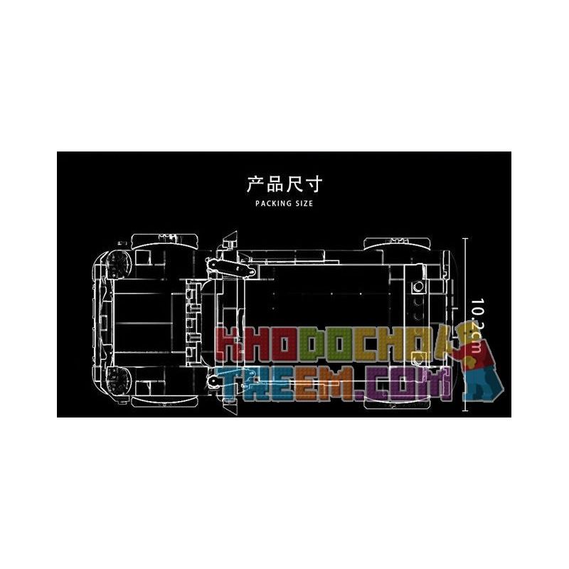 LUCKY STAR 50022 non  BMW MINI COOPER. bộ đồ chơi xếp lắp ráp ghép mô hình Speed Champions Racing Cars Đua Xe Công Thức 503 khối