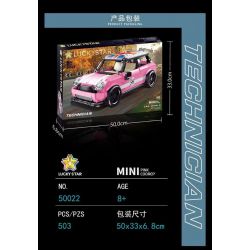 LUCKY STAR 50022 non  BMW MINI COOPER. bộ đồ chơi xếp lắp ráp ghép mô hình Speed Champions Racing Cars Đua Xe Công Thức 503 khối