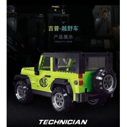LUCKY STAR 50020 non  XE JEEP WRANGLER ROBIN HOOD bộ đồ chơi xếp lắp ráp ghép mô hình Speed Champions Racing Cars CAR WORLD JEEP WRANGLER RUBICON Đua Xe Công Thức 612 khối