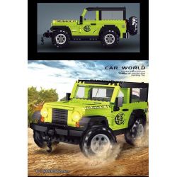 LUCKY STAR 50020 non  XE JEEP WRANGLER ROBIN HOOD bộ đồ chơi xếp lắp ráp ghép mô hình Speed Champions Racing Cars CAR WORLD JEEP WRANGLER RUBICON Đua Xe Công Thức 612 khối