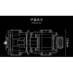 LUCKY STAR 50020 non  XE JEEP WRANGLER ROBIN HOOD bộ đồ chơi xếp lắp ráp ghép mô hình Speed Champions Racing Cars CAR WORLD JEEP WRANGLER RUBICON Đua Xe Công Thức 612 khối