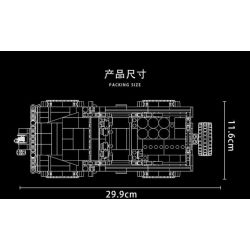 LUCKY STAR 50006 non  LUJI GUARD. bộ đồ chơi xếp lắp ráp ghép mô hình Speed Champions Racing Cars CAR WORLD LANDROVER DEFENDER Đua Xe Công Thức 696 khối