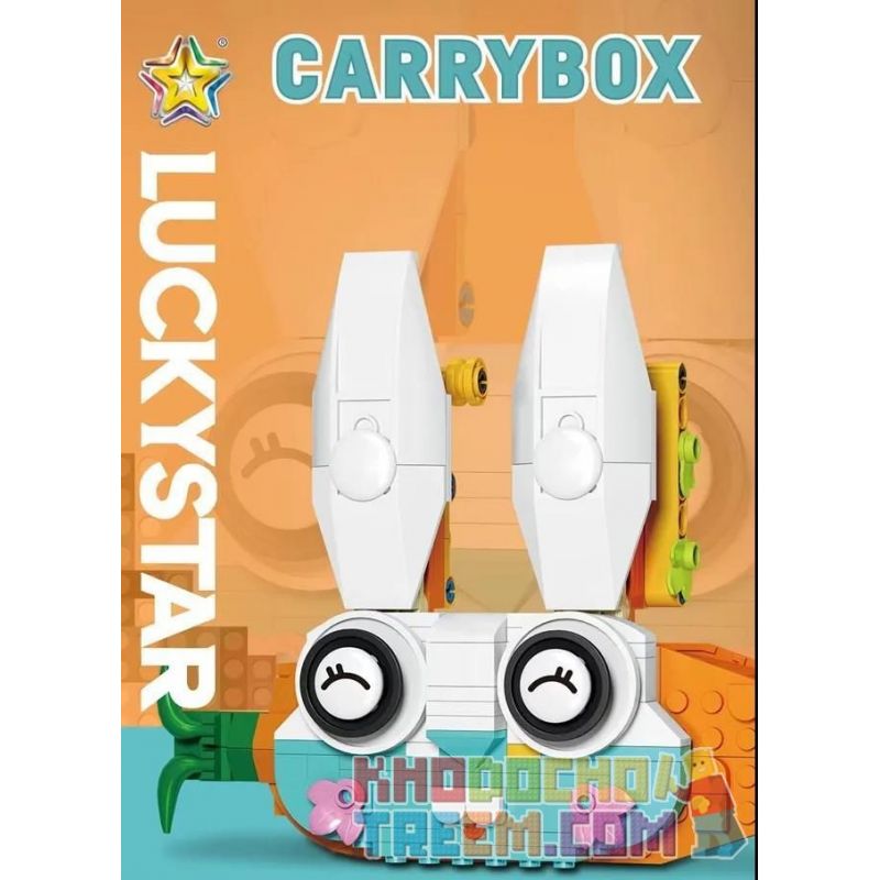 LUCKY STAR 70007-1 70007-2 70007-3 70007-4 SUPER 18K K117 non  CARRYBOX 4 MẪU bộ đồ chơi xếp lắp ráp ghép mô hình Creator Sáng Tạo 1192 khối