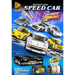 PanlosBrick 667012 Panlos Brick 667012 non  CHEVROLET KAMIRO. bộ đồ chơi xếp lắp ráp ghép mô hình Mini Racing Pacemaker CHEVROLET CAMARO Đua Xe Mini