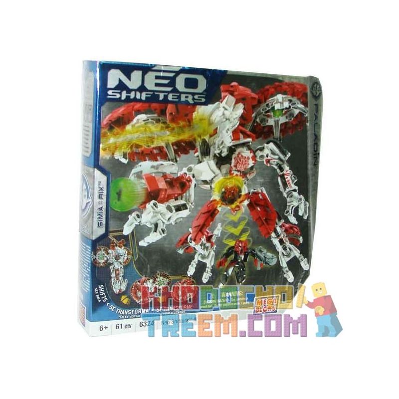 MEGA BLOKS 6324 non Lego RIX. bộ đồ chơi xếp lắp ráp ghép mô hình Computer Games SIMIA::RIX Trò Chơi 61 khối