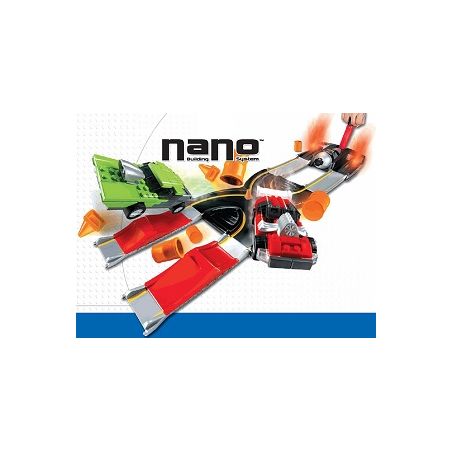 MEGA BLOKS 5990 non  ĐƯỜNG CAO TỐC SMOKIN 'STUNT bộ đồ chơi xếp lắp ráp ghép mô hình Mini Modular SMOKIN' STUNT SPEEDWAY Đường Phố Thu Nhỏ 220 khối