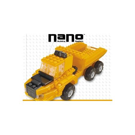 MEGA BLOKS 5954 non  PHƯƠNG TIỆN GIAO THÔNG CƠ KHÍ bộ đồ chơi xếp lắp ráp ghép mô hình Mini Modular CONSTRUCTION HAULER Đường Phố Thu Nhỏ 120 khối